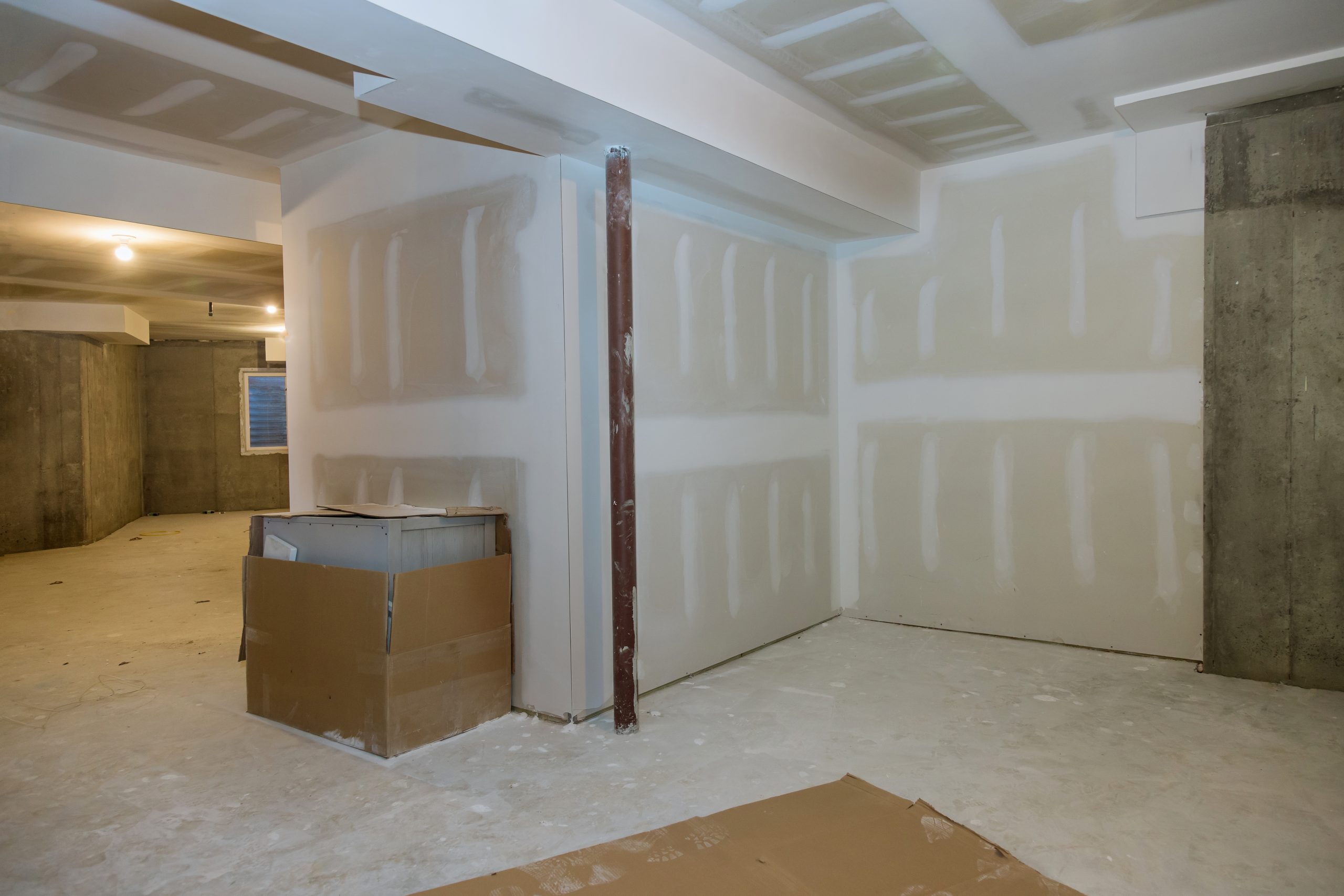 Residential,Home,Of,Unfinished,View,On,Concrete,And,Wall,Construction
